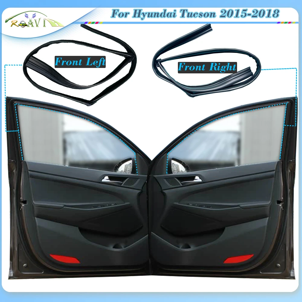 

Оригинальные детали Roavia, резиновая водонепроницаемая уплотнительная лента для регулятора окон автомобиля для Hyundai Tucson 2015-2018