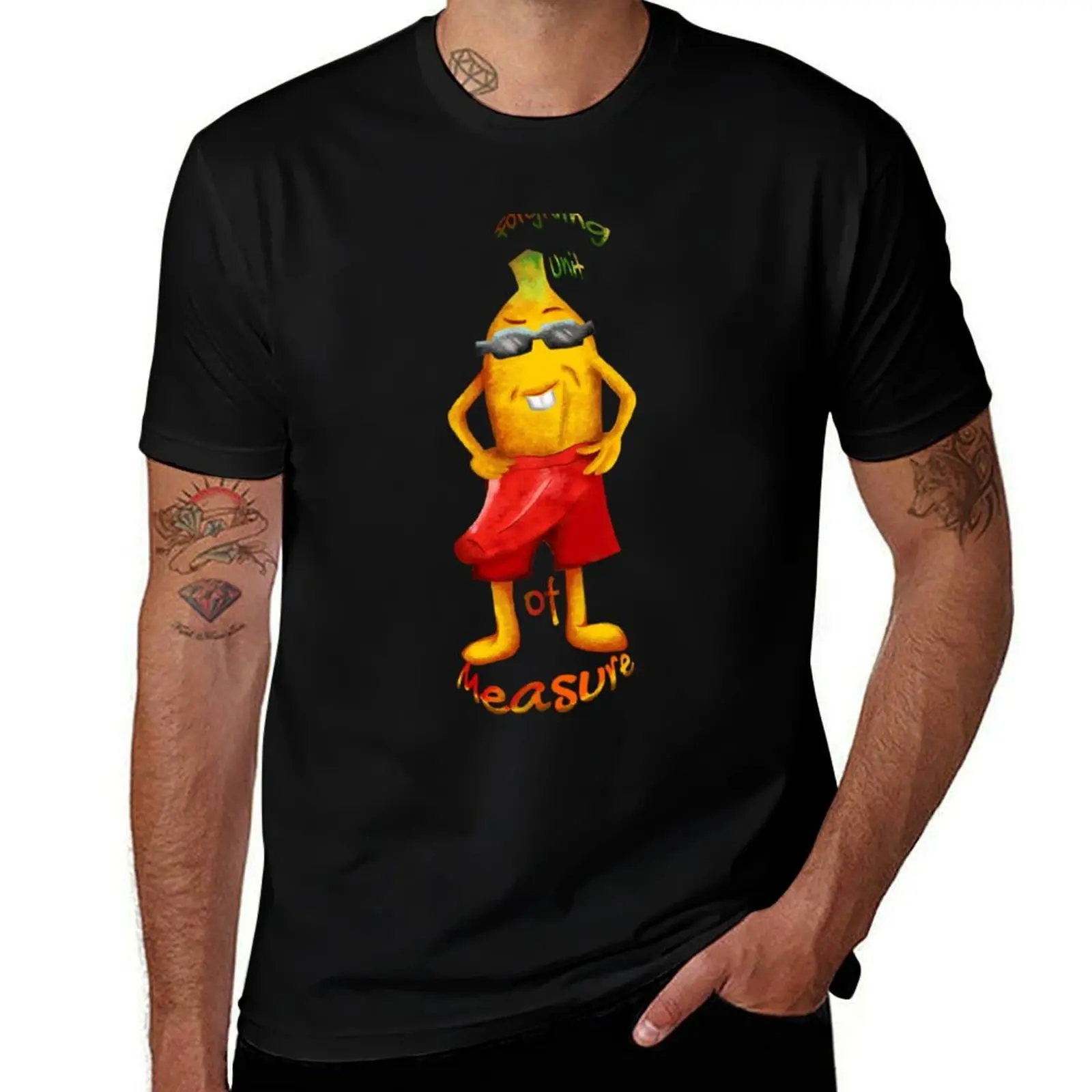 Banana For Measuring Everything T-Shirt Fashion Letter Print T-Shirt