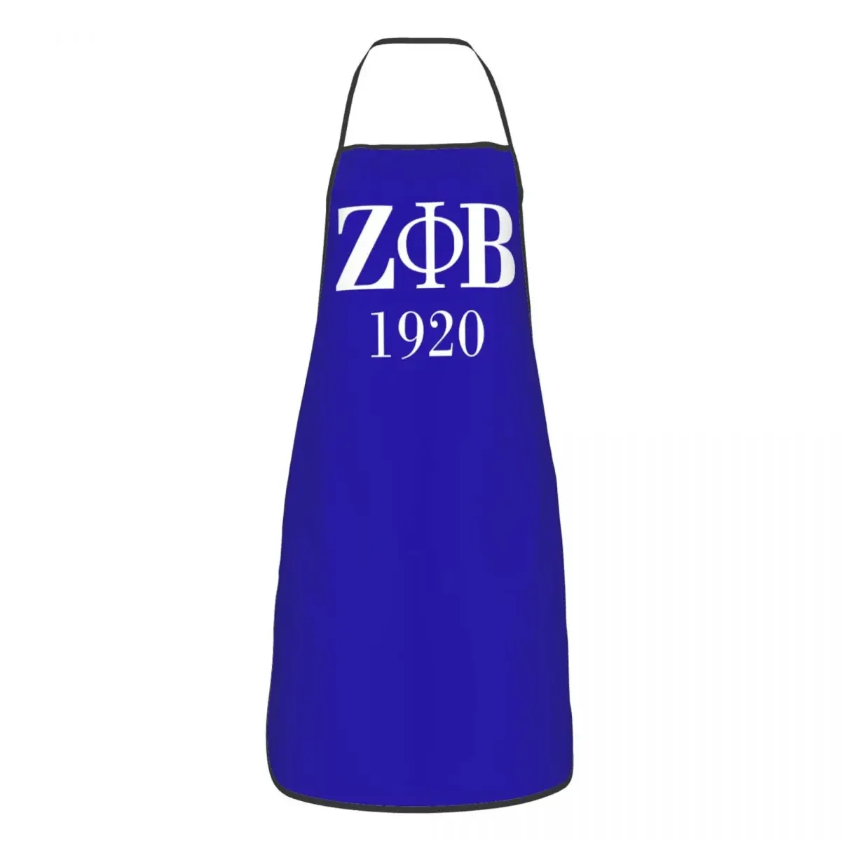 Zeta Phi Beta Apron for Women Men African American Adult Unisex Kitchen Chef Bib Tablier Cuisine Cooking Baking Painting