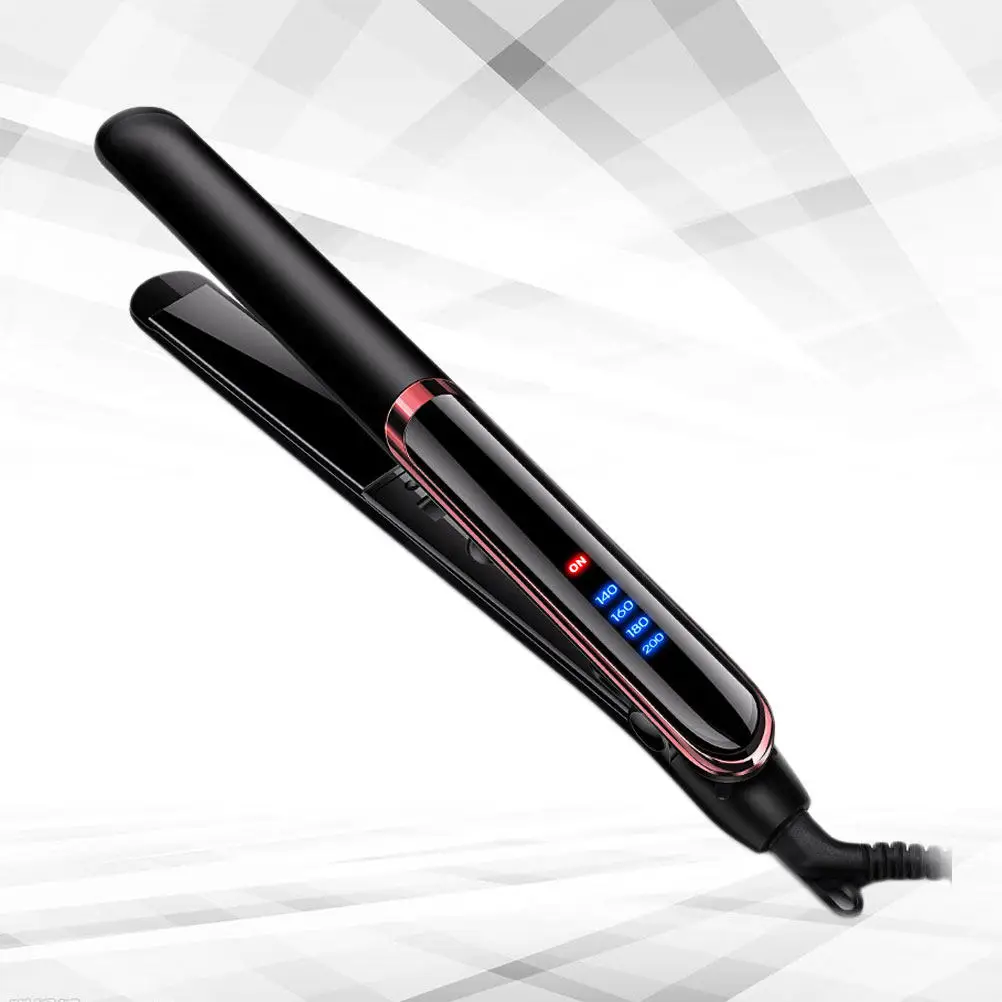 

1Pcs Electric Hair Straightener Curler 2-in-1 Styling Iron Ceramic Plates Adjustable Heat for Wet Or Dry Hair Damage-Free