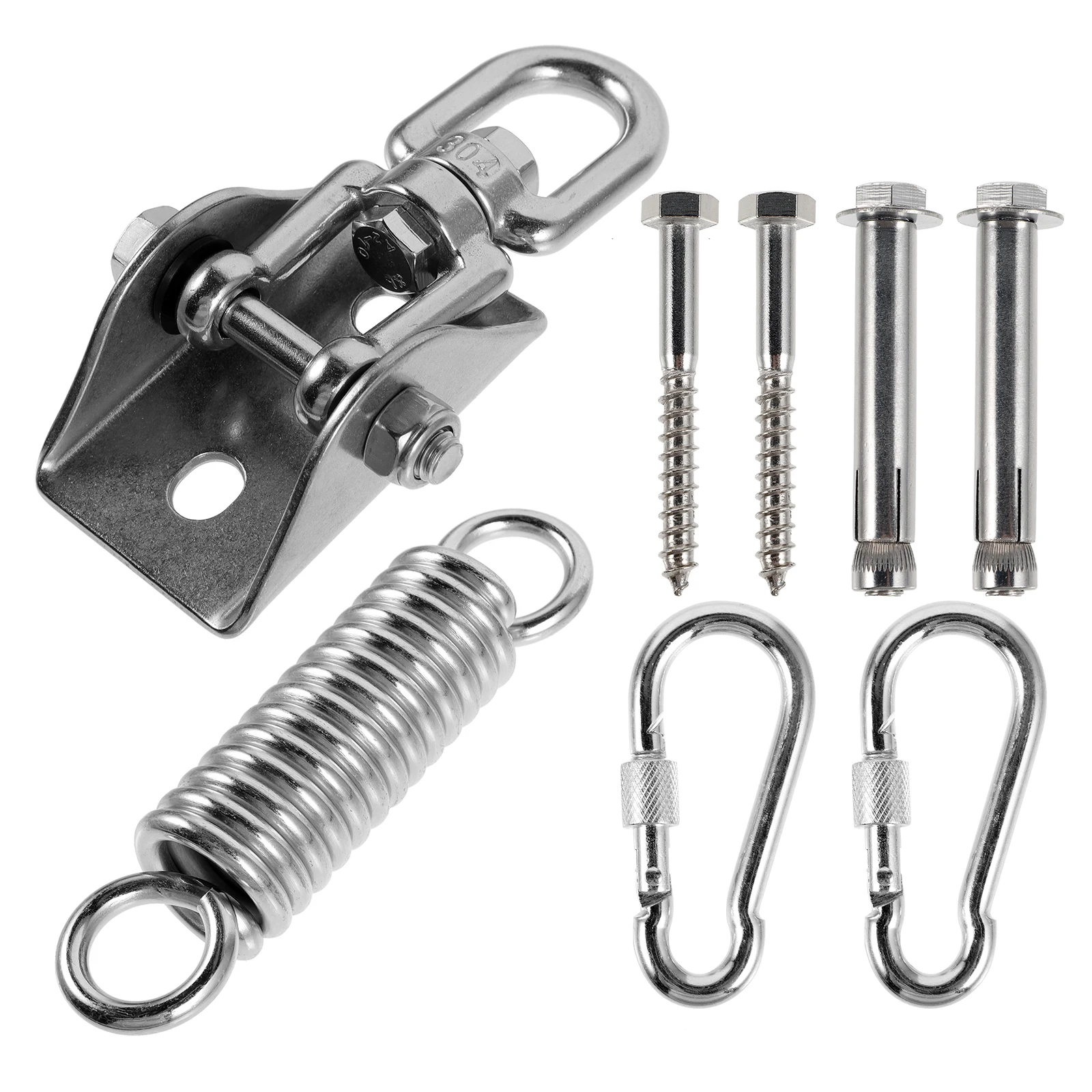 

1 set 1 Set Stainless Steel Heavy Duty Hammock Hanger Swing Hanging Parts Ceiling Hooks Wall Mount Rustproof Corrosion Resistant