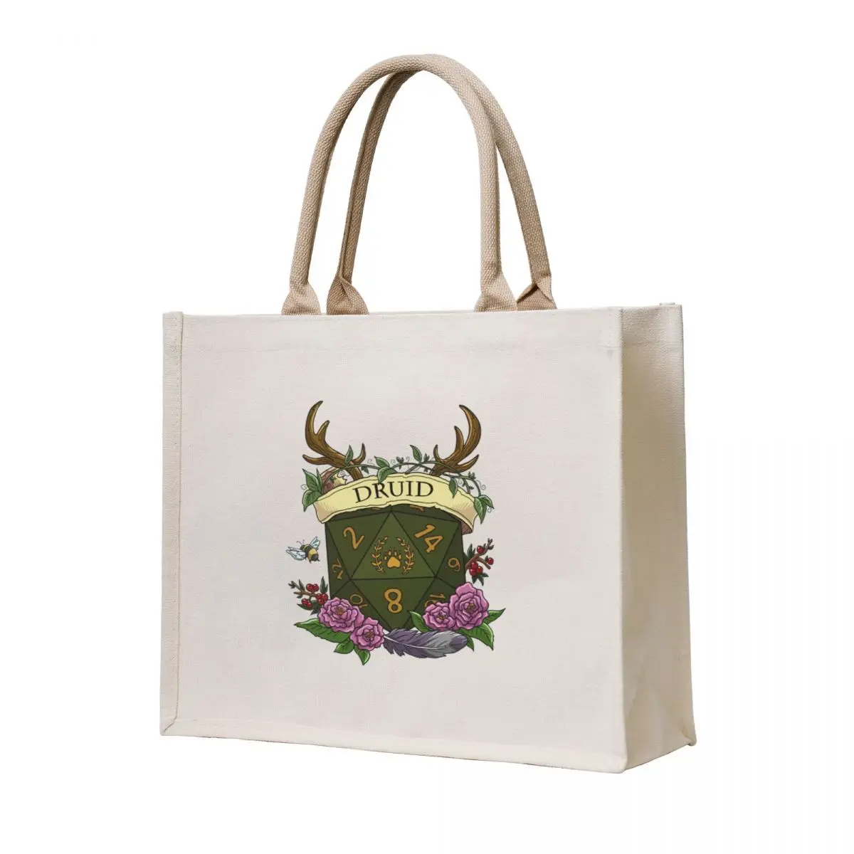 

Dice Druid Tote Bag shopping trolley bag Lady bags personalized tote