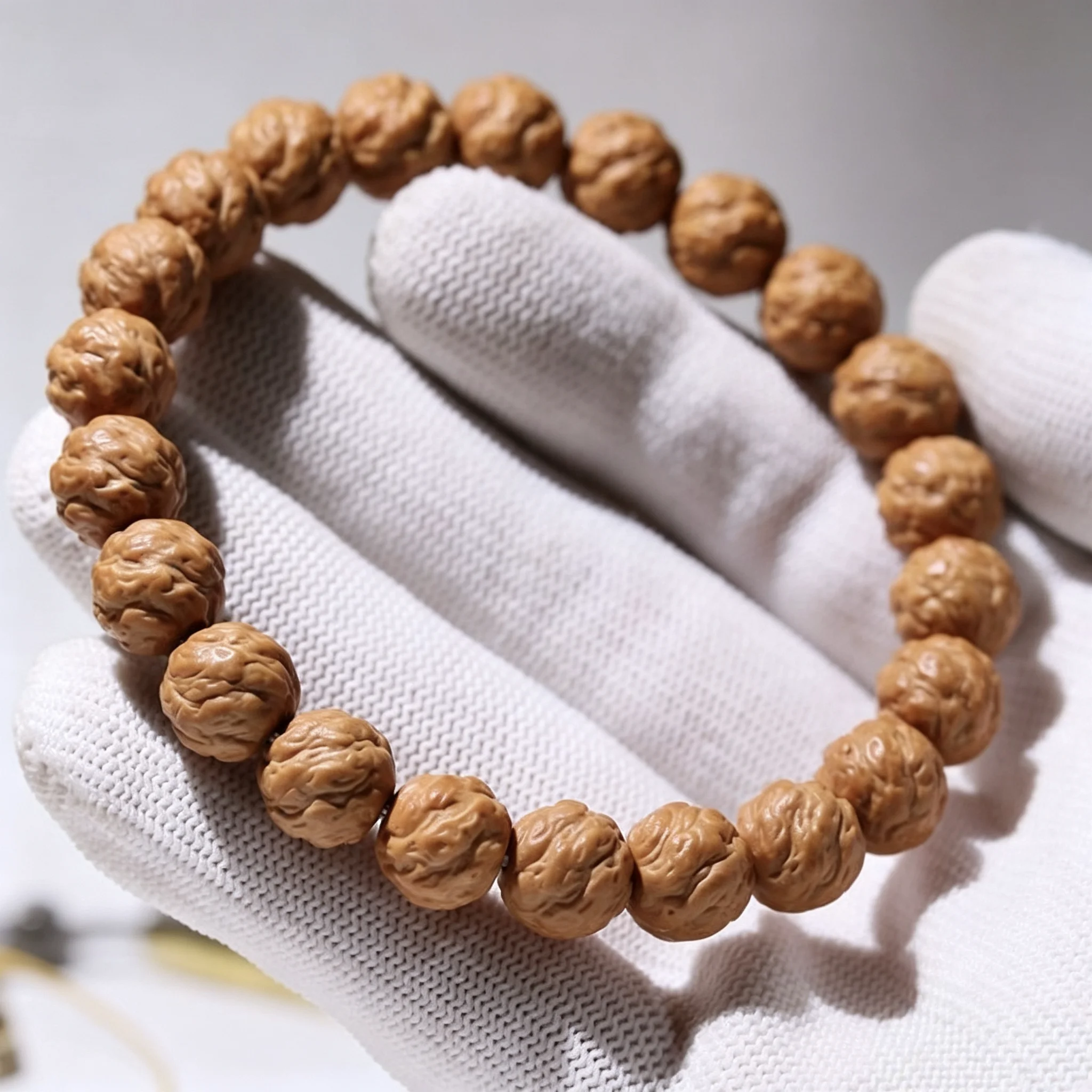 Yno Chinese Style Hand Carved High Density High Oil Monkey Walnut Beaded Bracelet Lucky Fortune Blessing Wenwan Jewelry For Men