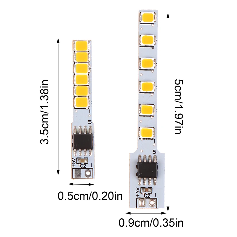 5Pcs LED Flame Flash Candles Diode Light Lamp Board DIY Imitation Candle Flame PCB Decoration Light Bulb Accessories