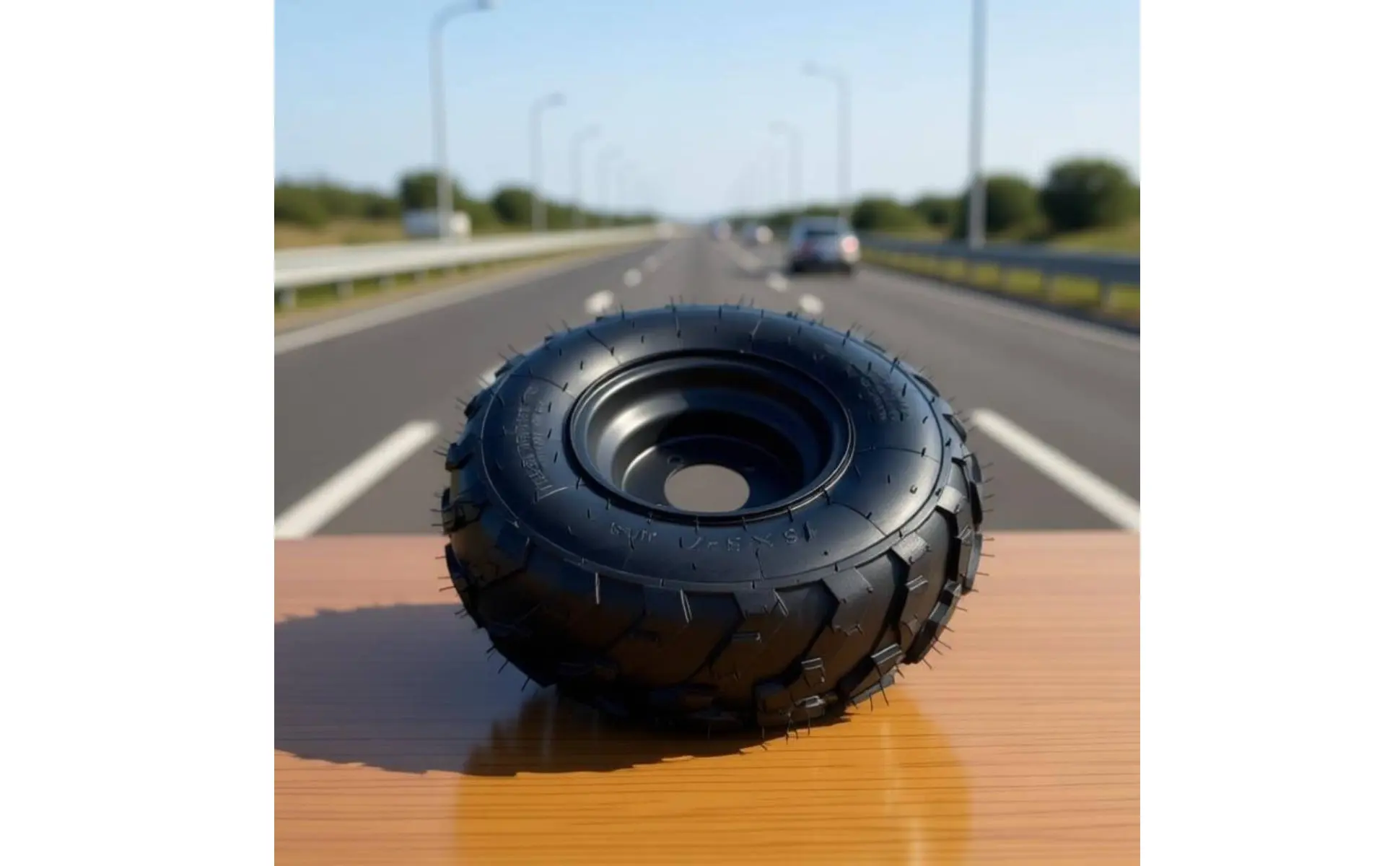 Go-Kart Kart Tire and Rim Heavy Duty 16x8-7 Go-Kart Kart Wheel Tire Away-Road Part High Performance for Beach