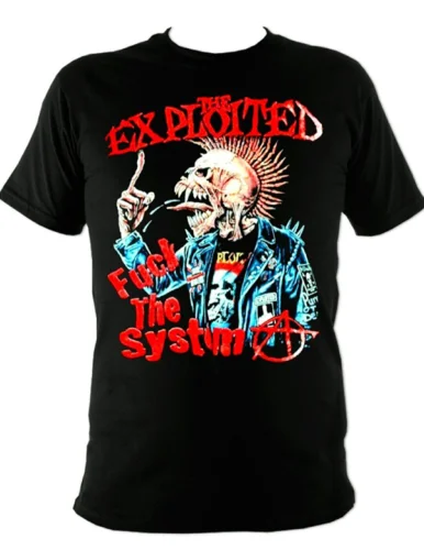 Exploited F ck The System t shirt