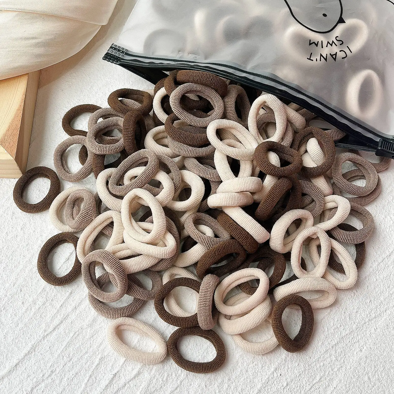 50/100 Stuks Haarbanden Meisjes Snoep Kleur Elastische Rubberen Band Haarbanden Kind Baby Hoofdband Chouchou Kinderen Haar accessoires