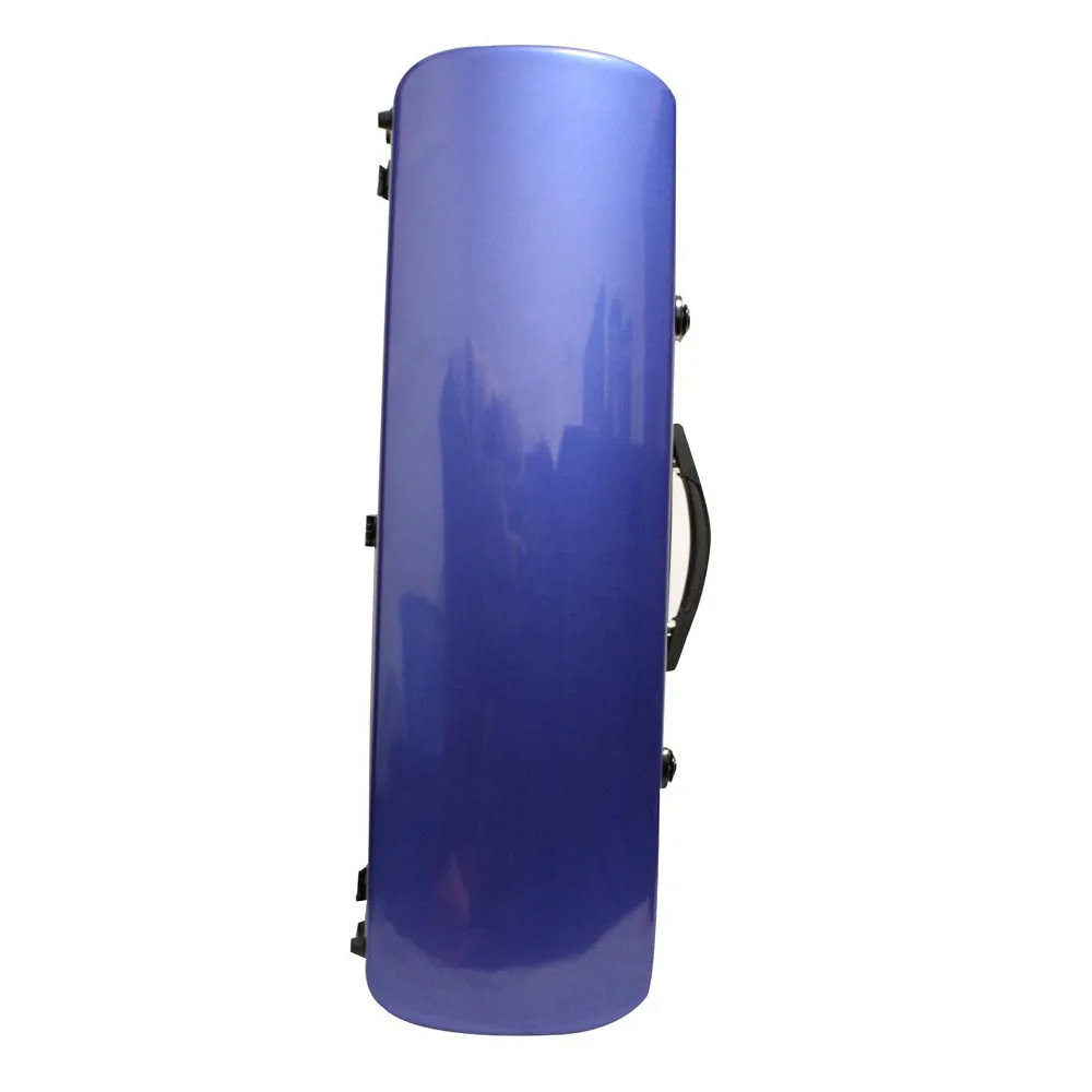Blue fiberglass PC violin hard case, piano case