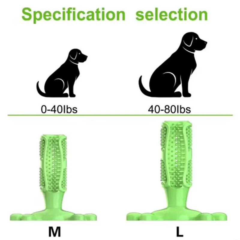 Pet Dog Cactus Interactive Rubber Chew Toys For Small Large Dogs Tooth Cleaning Toothbrush For medium Large Dogs Treat Dispenser