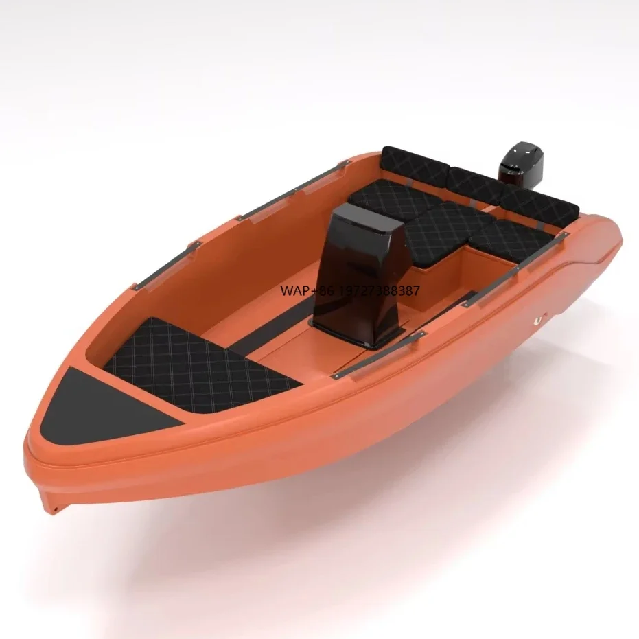 

7-Capacity One-Piece HDPE Ski Boat Fun Windproof Design for Rough Waters for Rowing