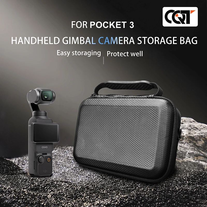 For DJI Osmo Pocket 3 Camera Handheld Carrying Case  Hard Shell Storage Bag Travel Standard Package Protection Box Accessories