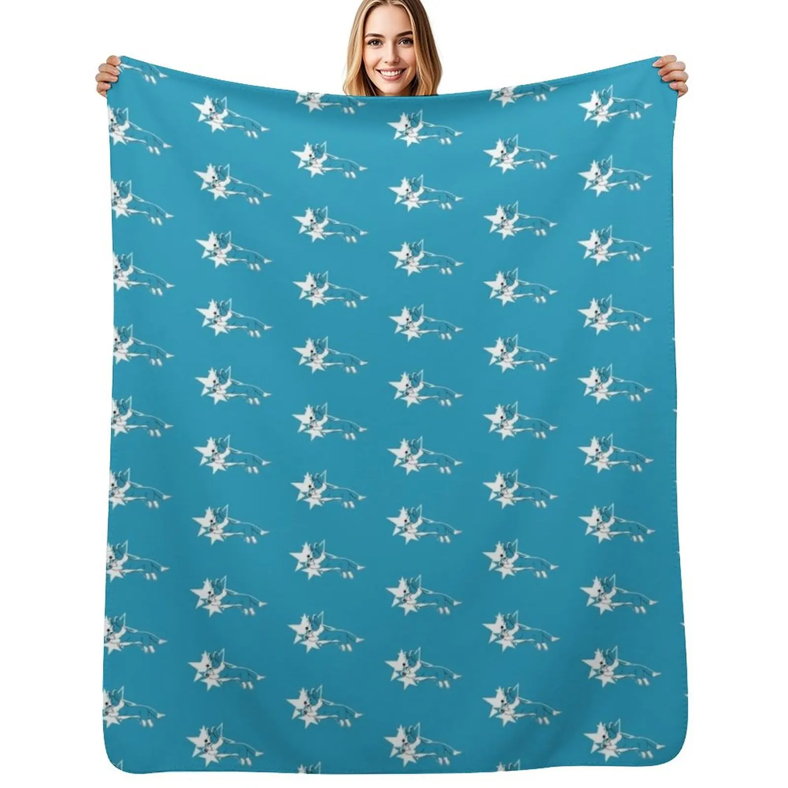 Enthusiasm - Cardigan Welsh Corgi - No words. Throw Blanket heavy to sleep Baby Luxury Throw for sofa Soft Plaid Heavy Blankets
