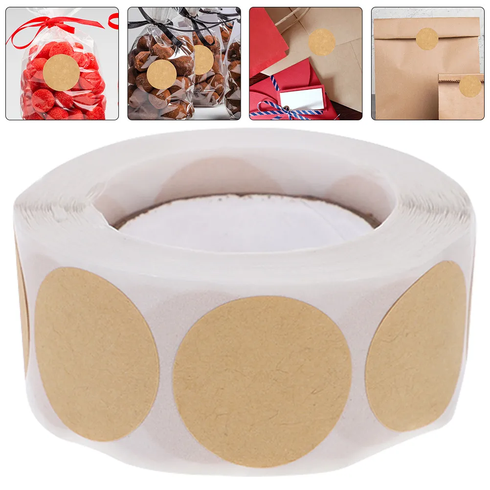 

5 Rolls Colored Dot Stickers Seal Label Sticker Round Classification Adhesive Labeling Stickers for Home Office File Folder
