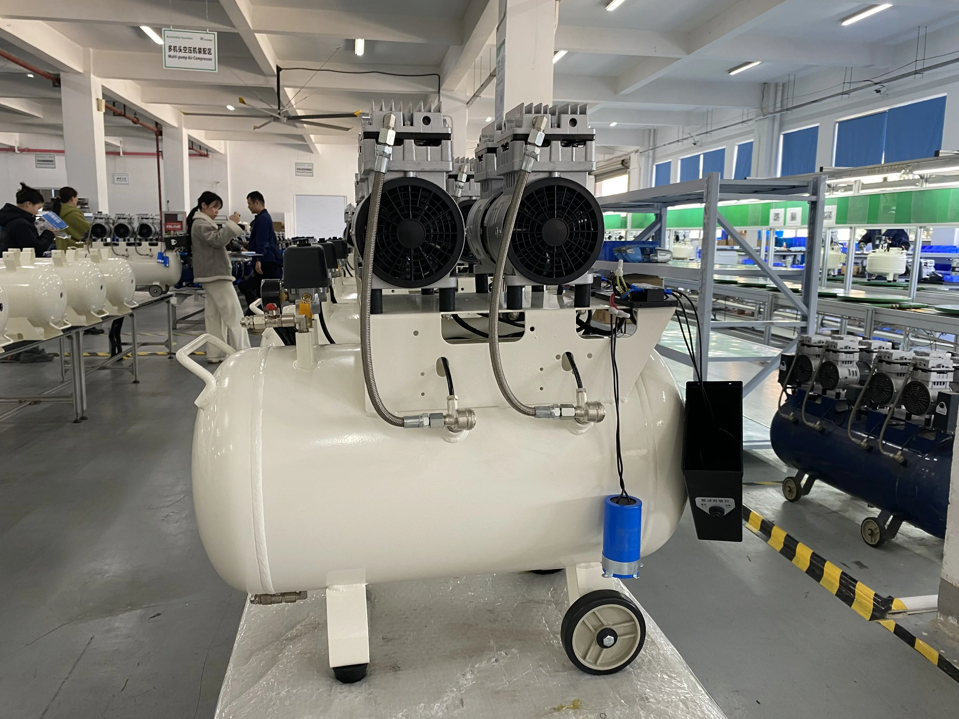 Luftkompressor für Laborwaage, präziser Lufteinlass, stummgeschalteter Ton, ölfrei