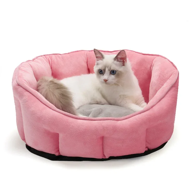 

Plush Pet Cushion Mat, Cat Nest, Warm Bed