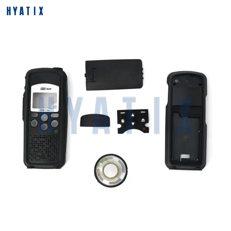 Housing Kit Case Cover with Horn Battery Cover for Motorola DTR620 Two Way Radio Walike Talike  Accessories