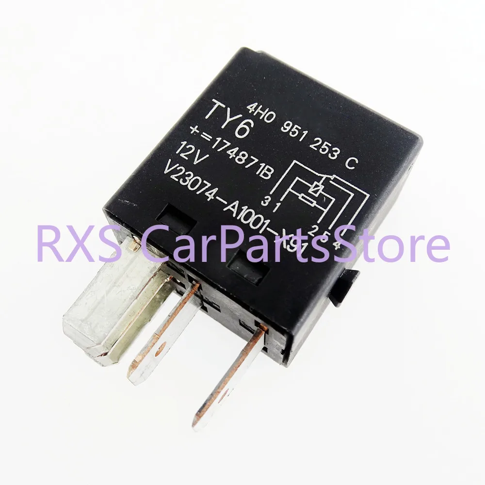 1pcs 646 Relay 4H0951253C for A6 A4 Q3 Q2L A3 Q5 A6 S6 RS3 A7 S4 for Phideon Touran Lavuda Passat Tiguan Magotan 4H0 951 253C