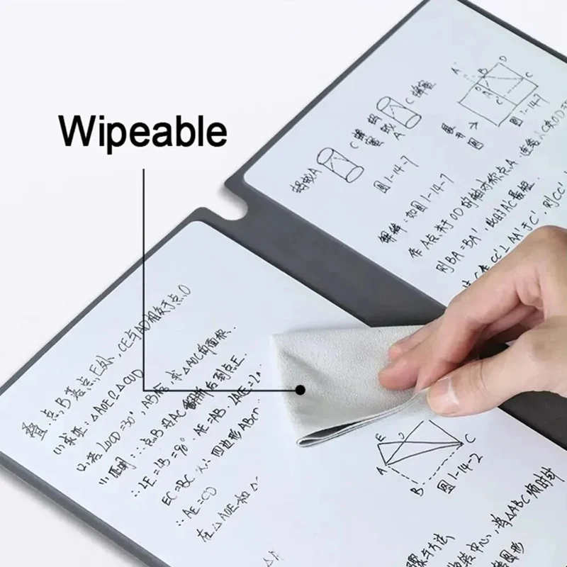 Mr. Paper Small Whiteboard Notebook Desktop Notepad Mobile Writing Board Erasable Mini Whiteboard Notebook