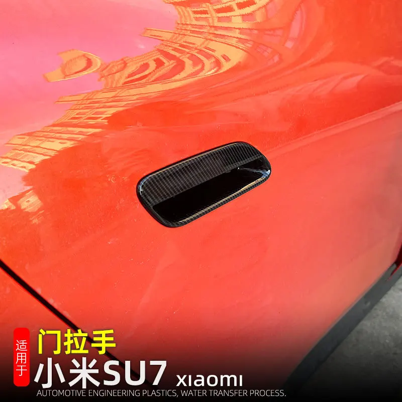 

Car Styling Outer Door Handle Cover Gate Bowl Trim Frame For Xiaomi SU7 2024 + Protector Decoration Accessories Exterior Sticker