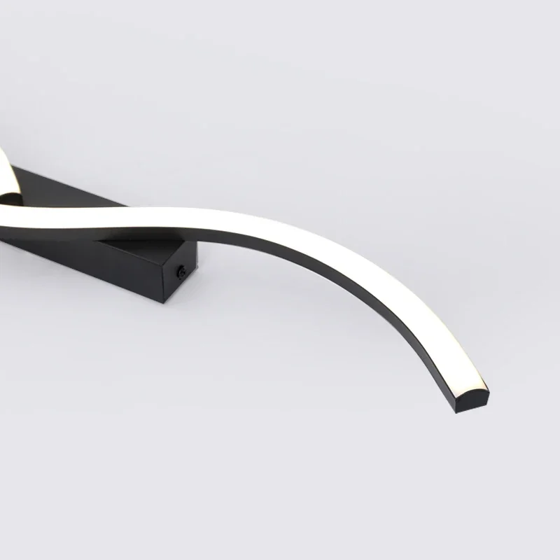 لطيفة الحديثة الحد الأدنى ضوء السقف الأسود غرفة نوم قلادة LED مصباح السقف تصميم للمنزل ديكور غرفة المعيشة مكتب الداخلية #5