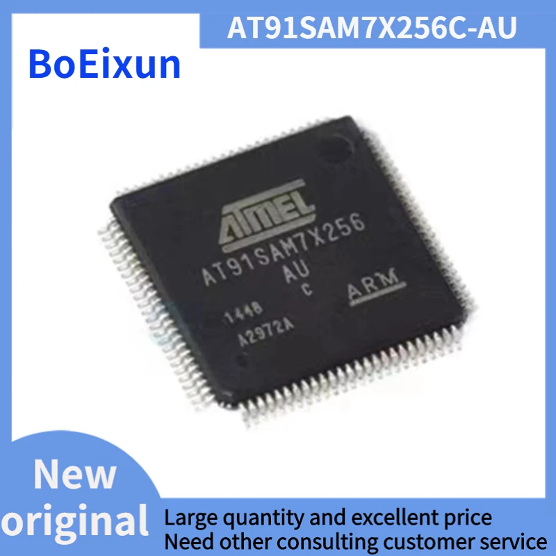 

100% brand new original AT91SAM7X256C-AU package QFP100 microcontroller MCU microcontroller chip IC