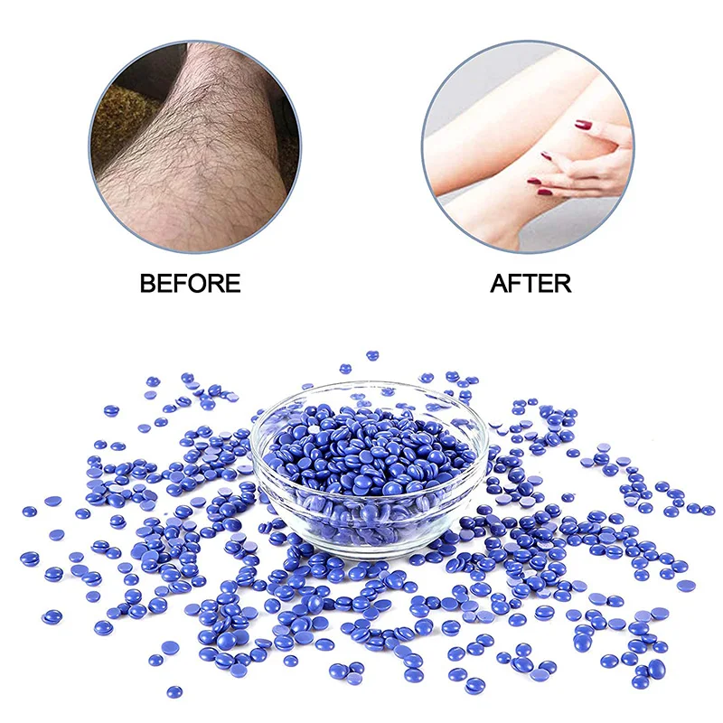 شمع إزالة الشعر متعدد الألوان 1000 جرام شمع إزالة الشعر من الفاصولياء ورق شمع العسل إزالة شعر الجسم إزالة الشعر بالشمع الحراري