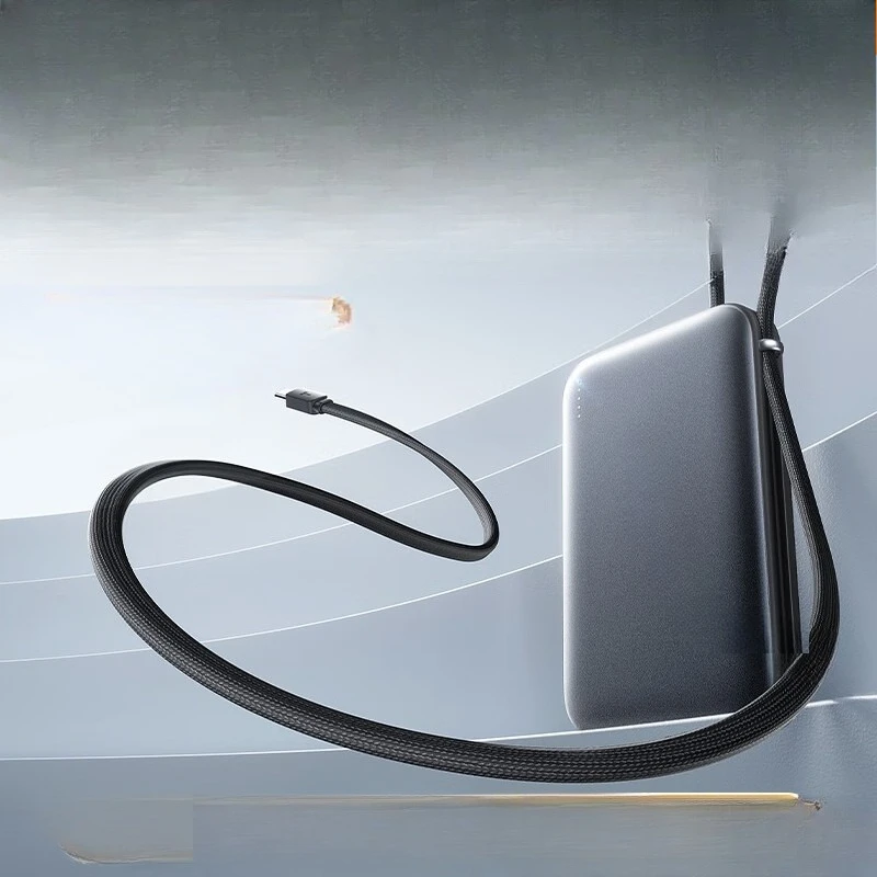 

Bring your own cable power bank new fast charging model light small and exquisite supports Android is suitable for Apple supply.