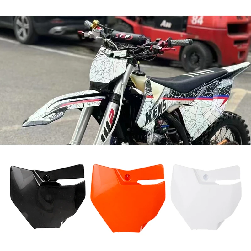 Motorcycle Front Number Plate Plastic Cover For KTM EXC EXCF SX SXF XC XCF XCW XCFW 125 150 250 300 350 450 Moto Accessory