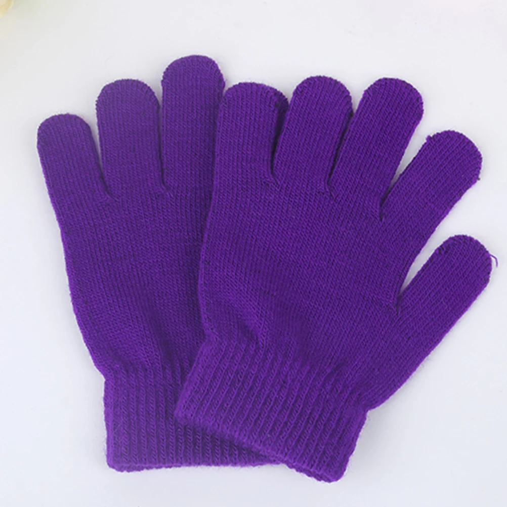 

Medium Kids Gripper Gloves Stretchy Warm Winter Snow Gloves For Children Non-Slip Grip Outdoor Sports
