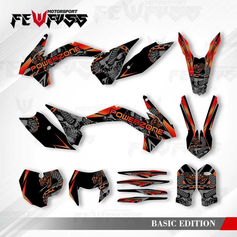 

Fewfuss Graphics Decals Stickers Motorcycle Background Custom For KTM 2013 2014 SXF 2015 SXF 2014 2015 EXC 2016 EXC 001