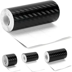Carbon Fiber Car Sticker Pasting Protective Strip Car Sill Rearview Mirror Anti Scratch Tape Waterproof Protective Film