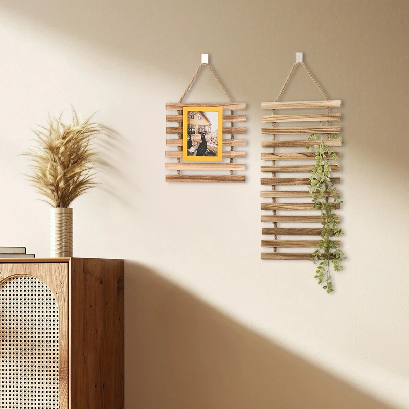 الصلبة الخشب حامل زهور الجدار الشنق زهرة الجرف شرفة الديكور حديقة بوعاء زهرة رفوف النبات غرفة المعيشة ديكور المنزل #2