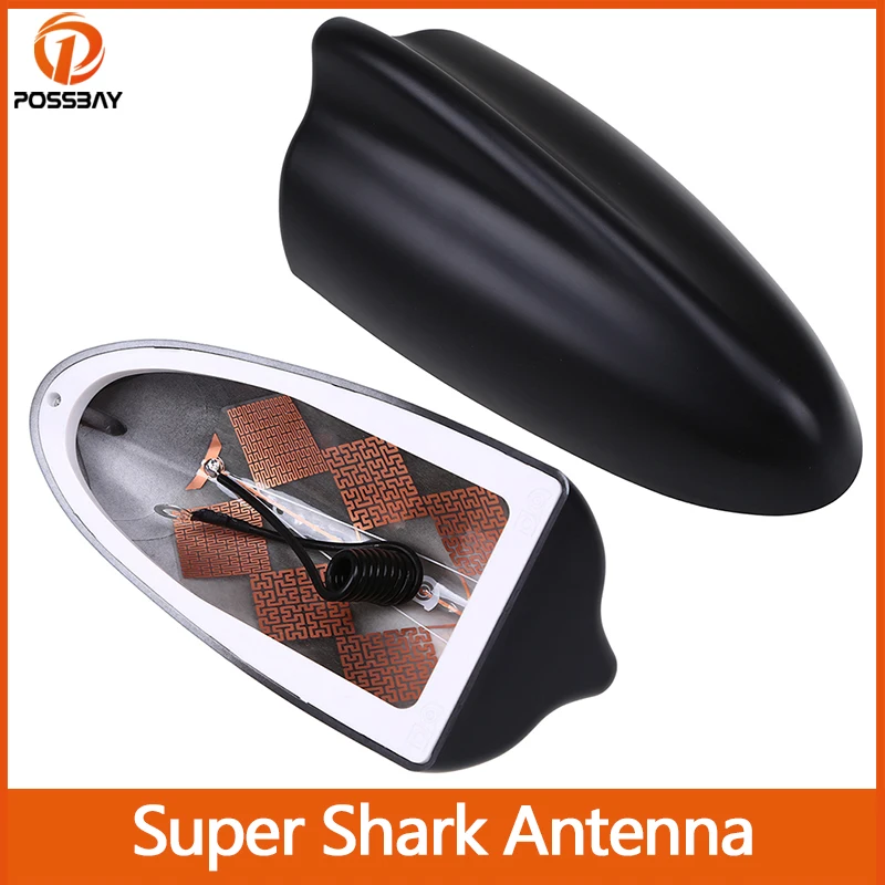 Universal Car Roof Shark Fin Antenna Decorative Aerial Cover Sticker Base for Mini Cooper/Suzuki Swift/Seat Ibiza/Opel Styling