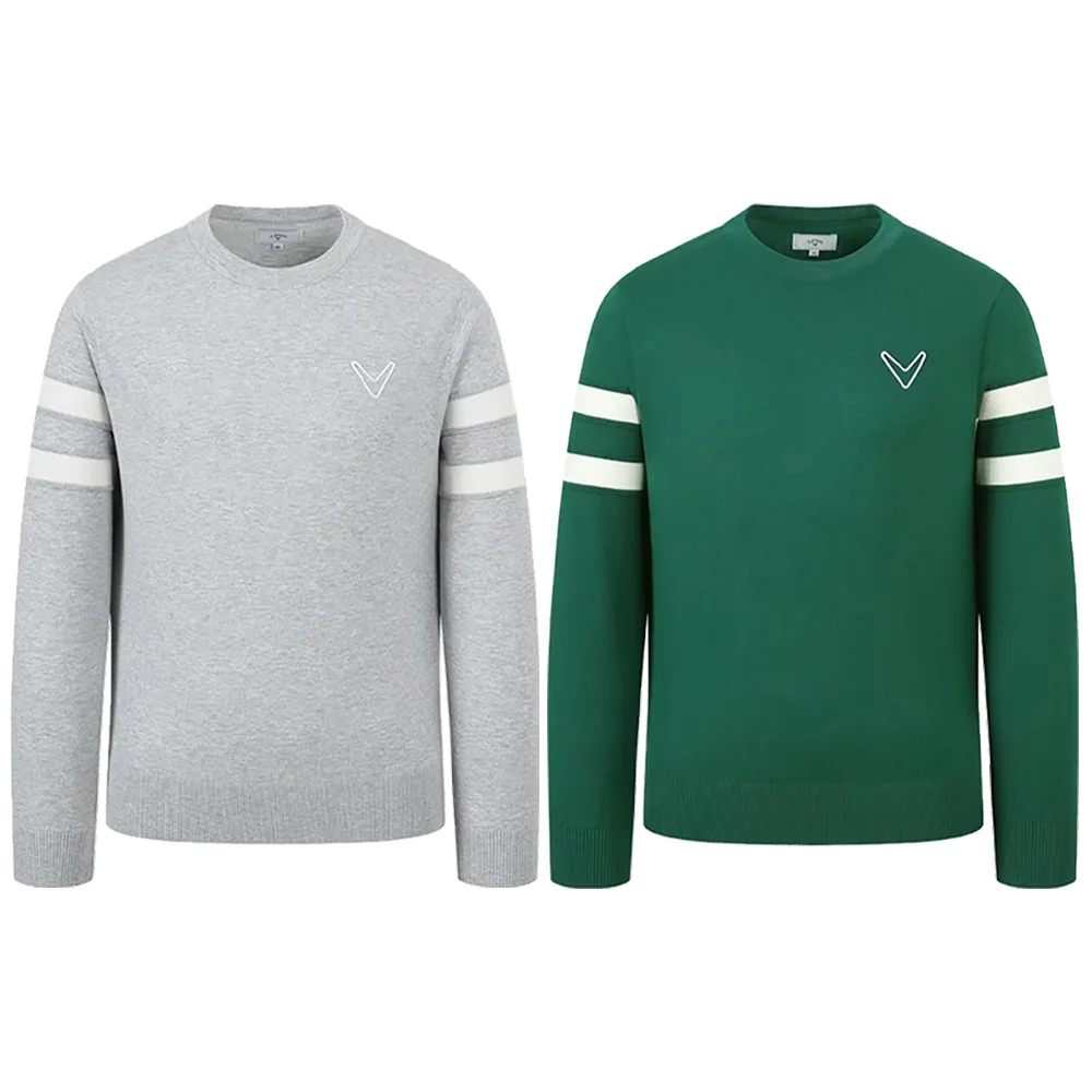 CALLAWAY Minimalist Knitted Sweater! Men! New Autumn Golf Sportswear, Trendy Brand, Luxurious and Elastic!