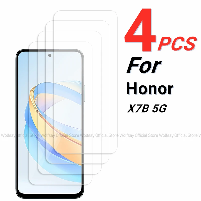 

2/4 шт., защитная пленка для экрана Honor X7B