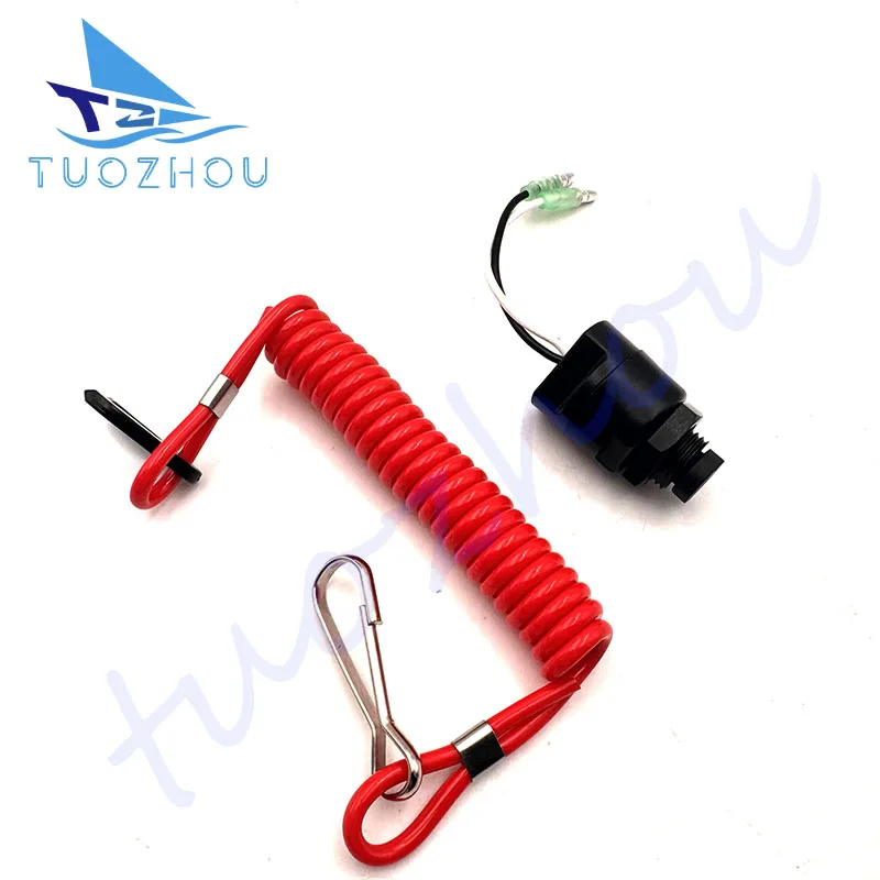 

Outboard Engine 688-82575-01 688-82575-02 Emergency Flameout Kill Stop Switch Safety for Yamaha 9.9HP-150HP 200HP 225HP 250HP