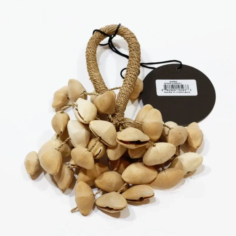 Hand Bell Natural Fruit Shell Healing Seed Shell Fruit Nut Handbell Instrumental Sound Therapy Musical Percussion Instruments