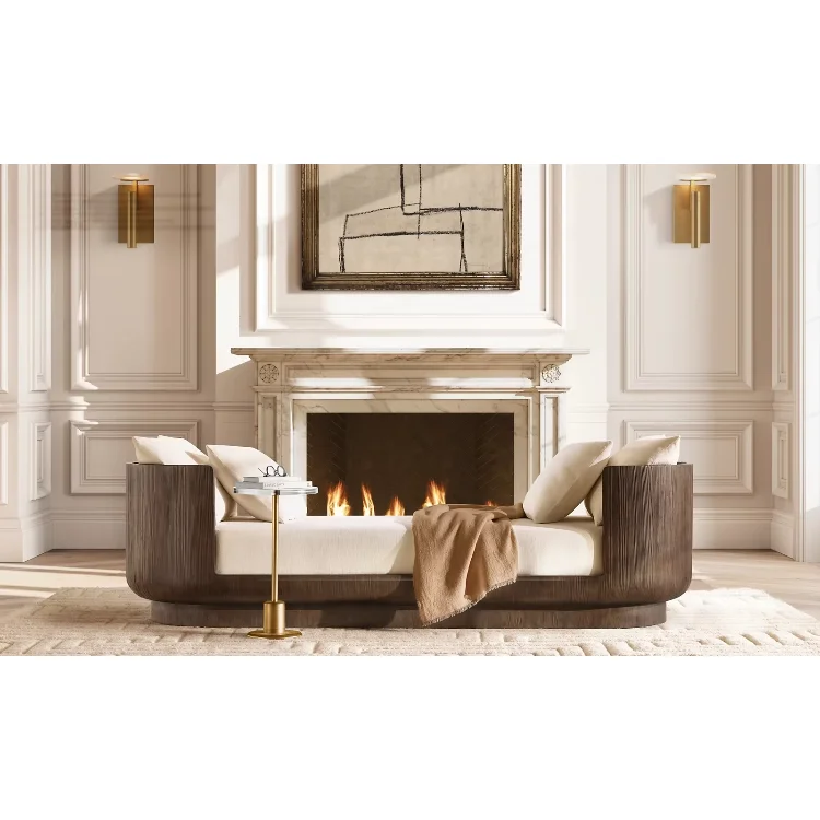 

Apartment Fabric Double Arm Sofa Bed Elegant Sofa Bed Design Comfortable Style Living Room Hotel Bedroom