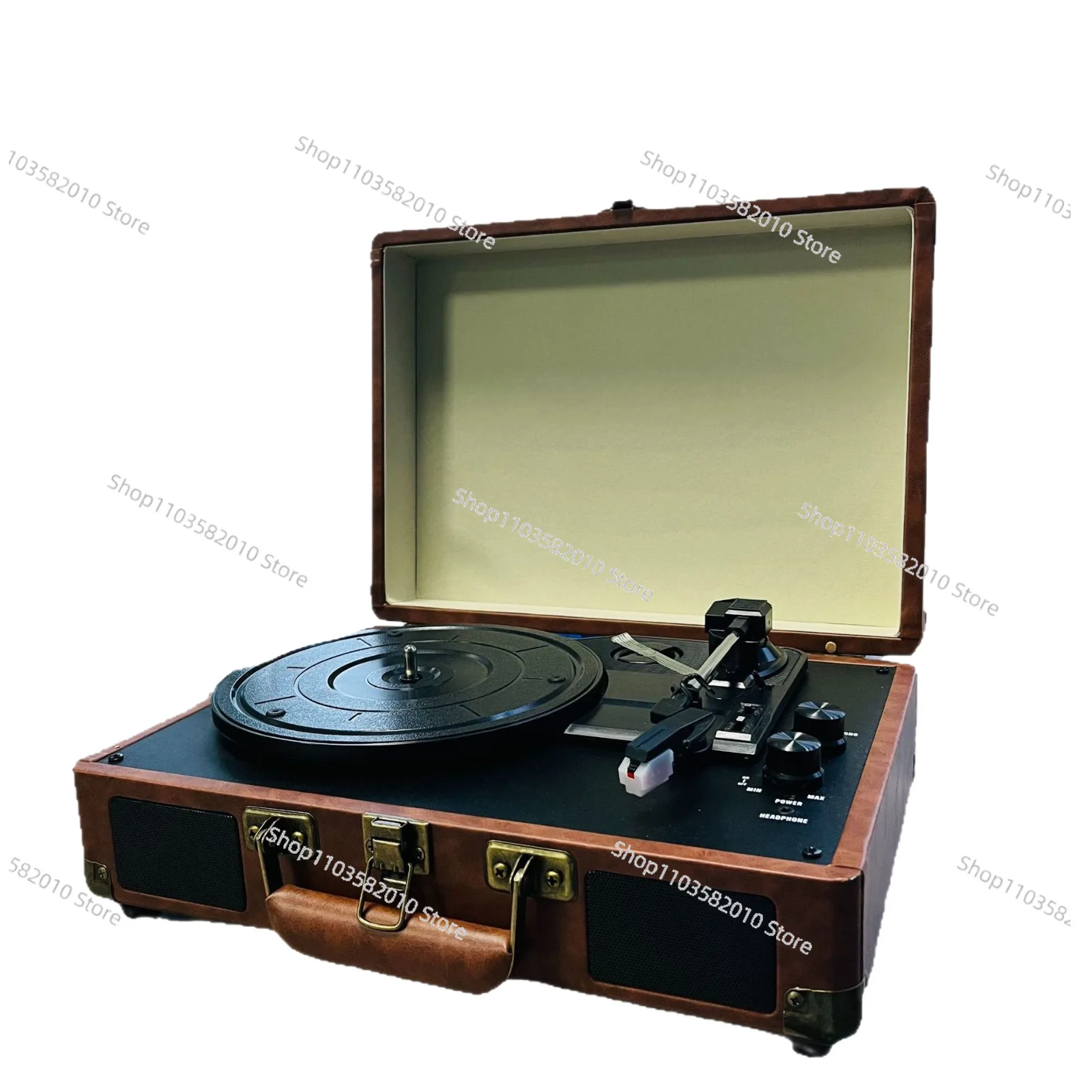 Vinyl record player fashionable retro portable portable outdoor bluetooth speaker home living room phonograph record player