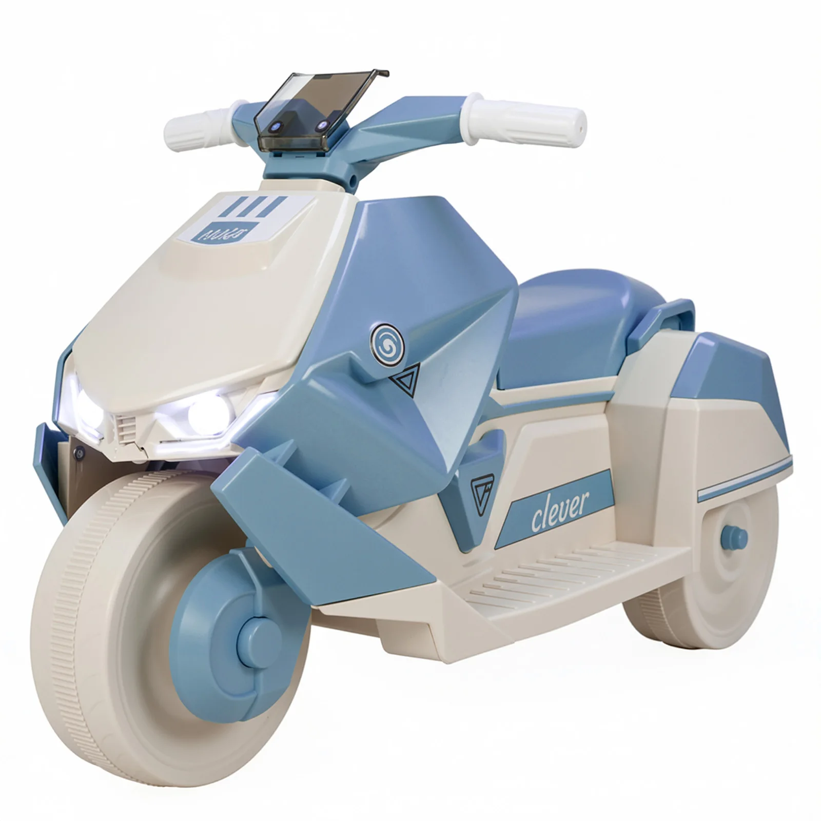 Kids Electric Motorcycle,  Ride on Car Toys for Toddlers, 6V Battery Powered with Interstellar Lights & Music, Realistic Engine