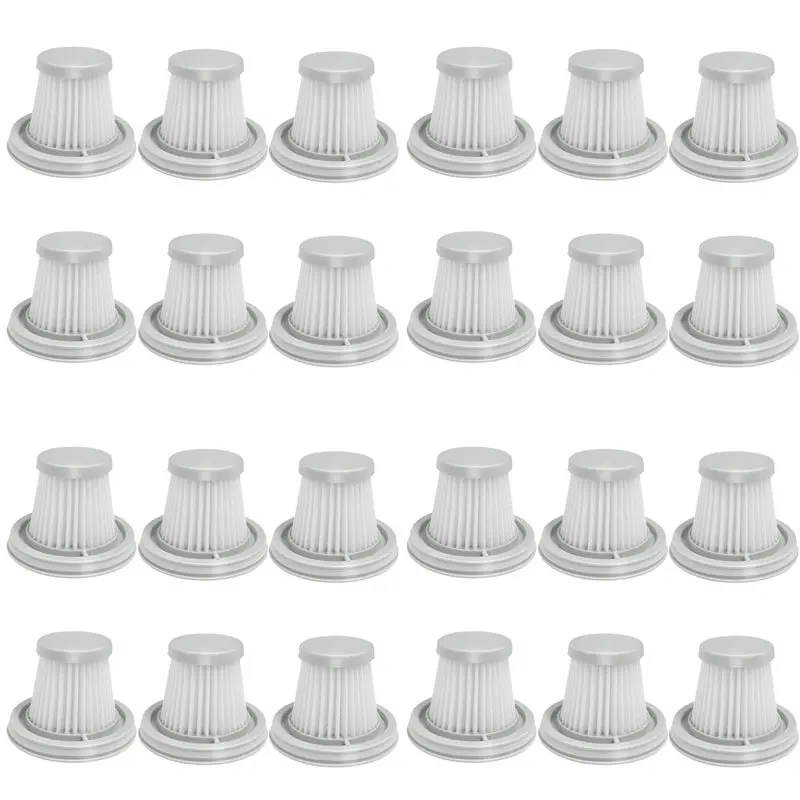 

Фильтр HEPA GTBL, 24 шт., для ручного пылесоса XIAOMI MIJIA, для дома и автомобиля, миниатюрный, беспроводной, моющийся, запасные части, аксессуары