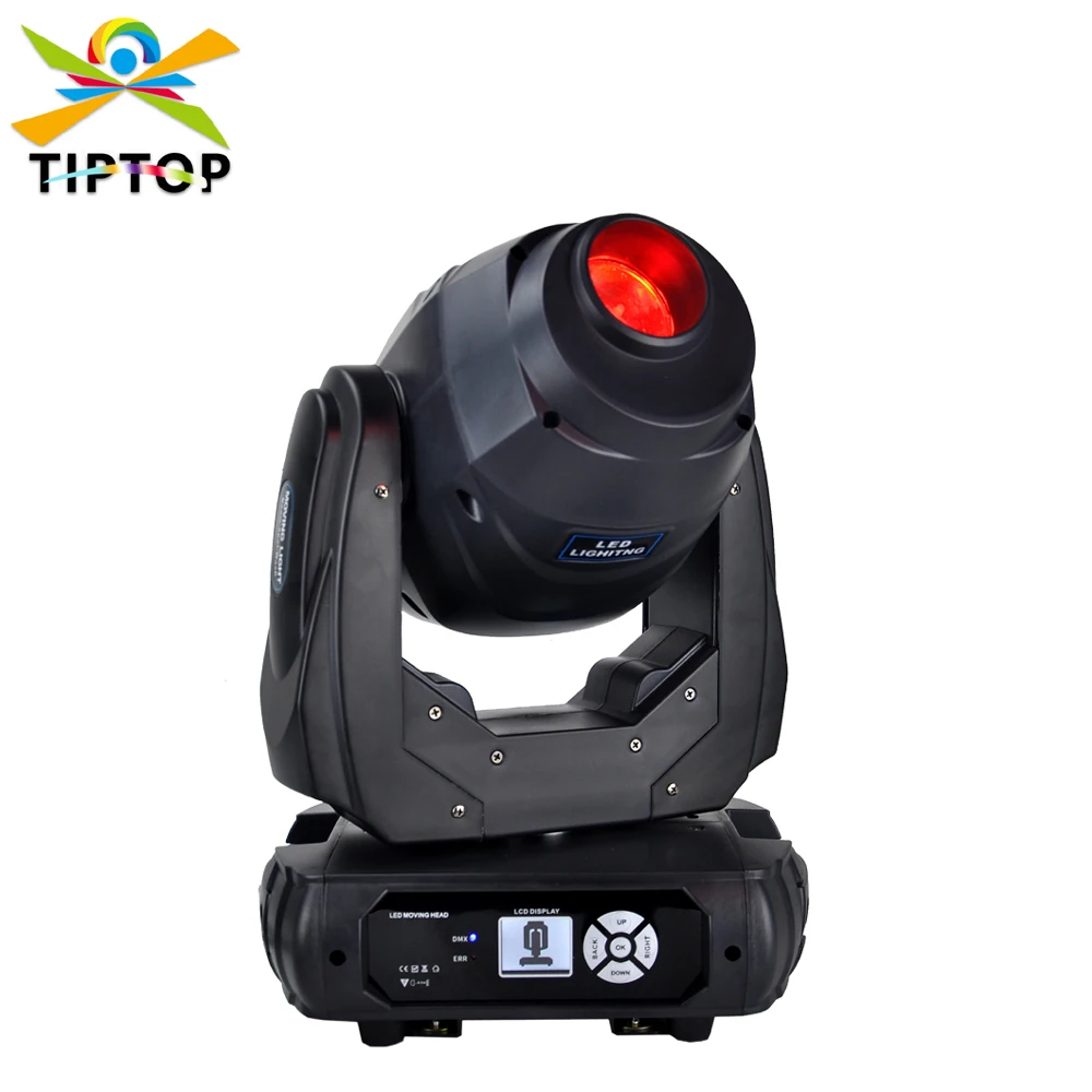 

New TIPTOP 180W Led Moving Head Spot Light 16 Channels 3 Facet Prism Gobo Rotation High Brightness TP-L680 Linear Dimmer