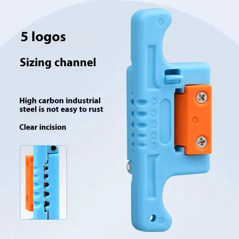 أداة تعرية شريطية من الألياف الدقيقة AUA-05، 1.9-3 مم لكابلات أنبوب FTTH والسائبة، أداة احترافية #4