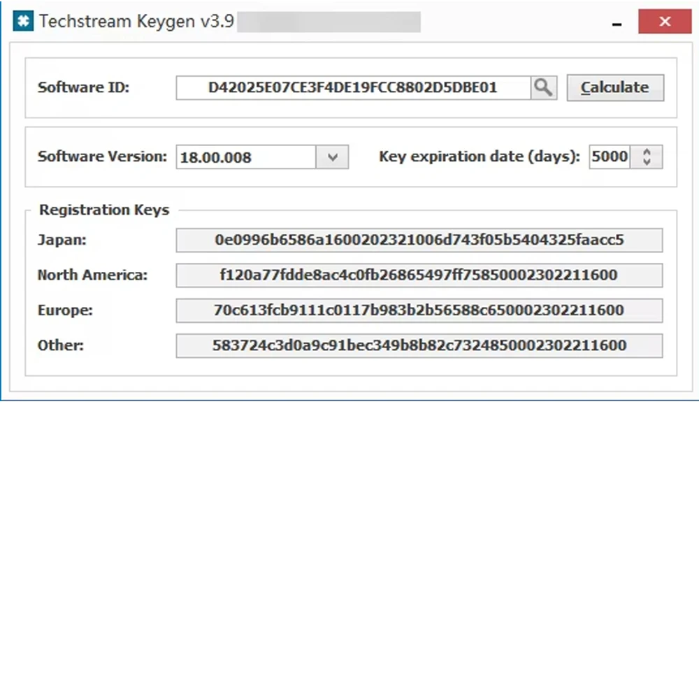 Newest Version For TOYOTA TIS Techstream 18.00.008 Software Link and Active Code Work with MINI VCI MINIVCI Support Win11/Win10