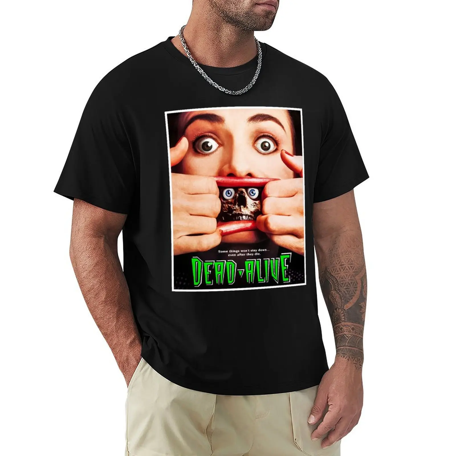Dead Alive T-Shirt Plus Size Summer Short Sleeve T-Shirt