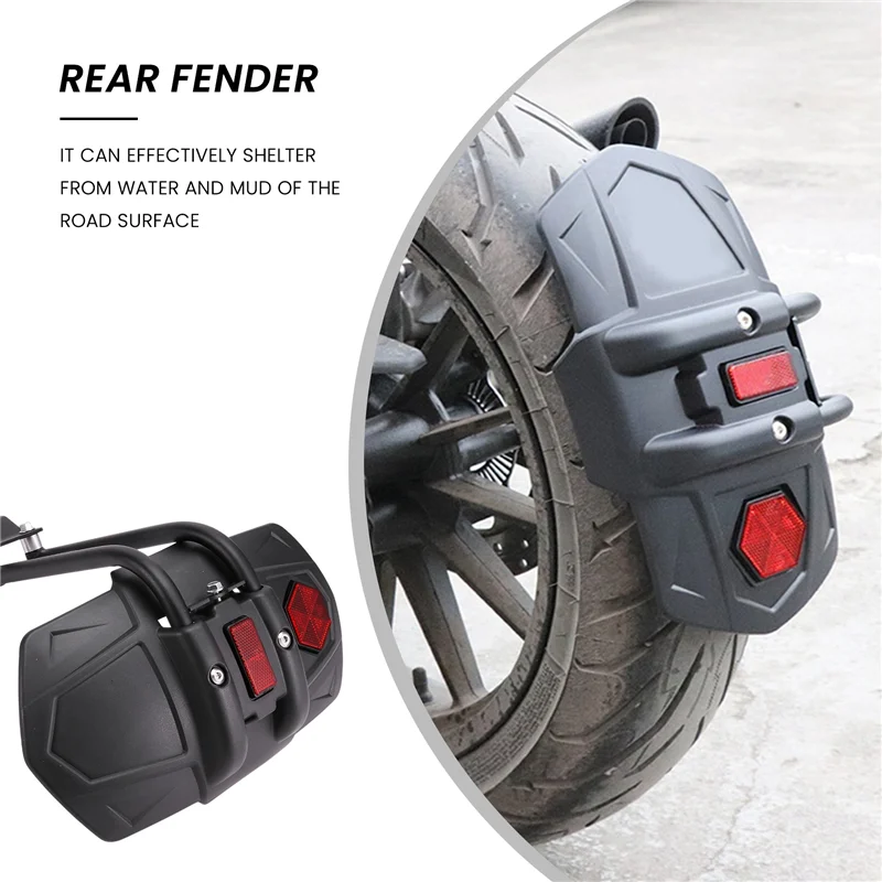 

Motorcycle Rear Mudguard Rear Wheel Splash Guard Fender Accessories