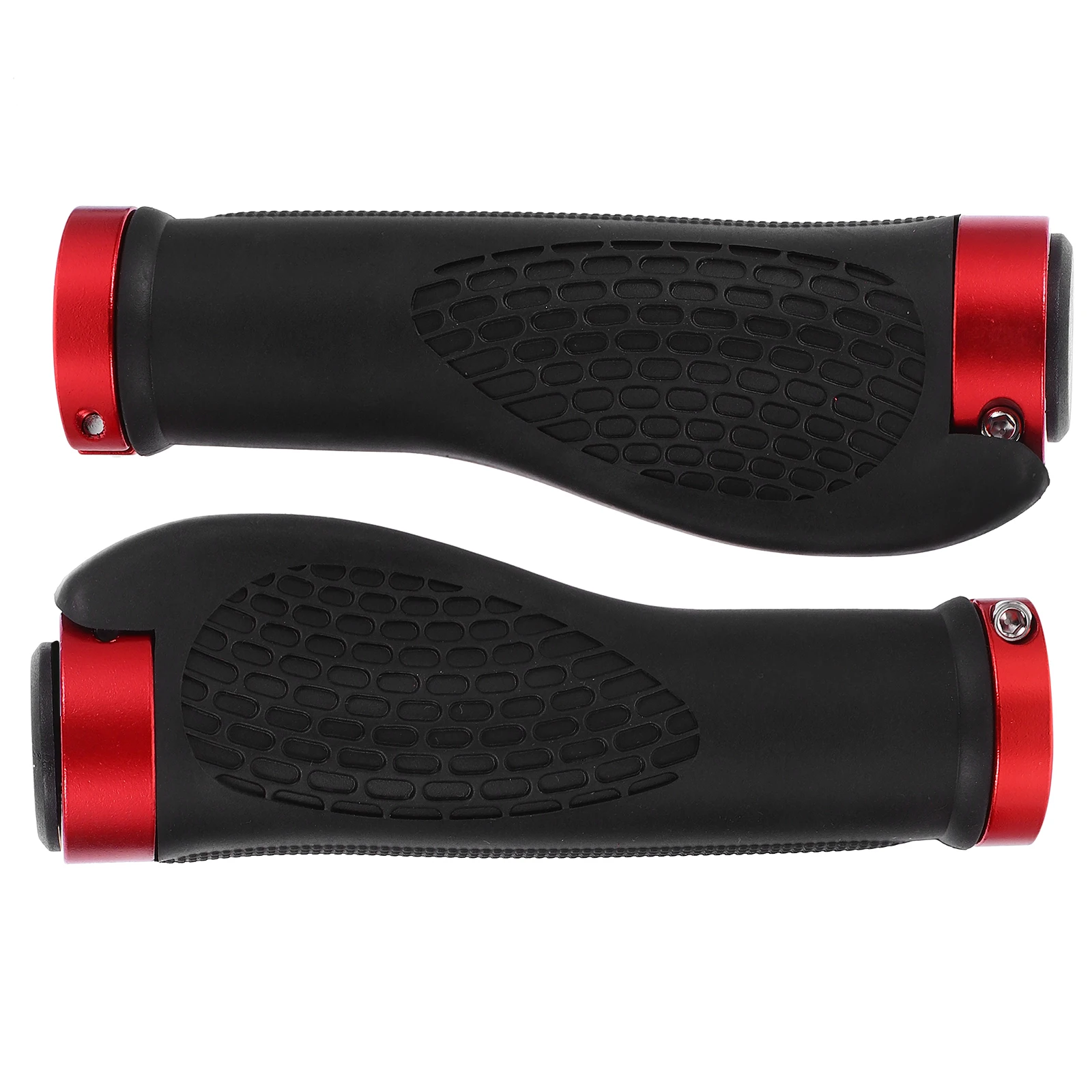 

Ergonomic Bicycle Handlebar Grips Red Anti-skid Shock Absorption Comfortable Bike Covers Cycling Accessories Durable