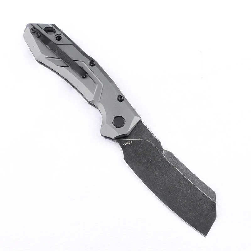 Portable 7850 Folding Camping Outdoor Knife CPM154 Blade Carbon Handle Hunting Survival Tactical Knives Fruit Utility EDC Tools