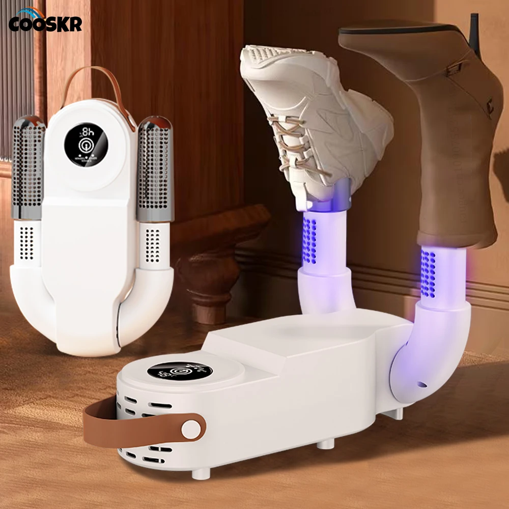 

Сушилка для обуви Электрическая сушилка для обуви УФ-сушка для обуви для ботинок Перчатки Спортивная обувь Интеллектуальный таймер Складная сушилка для обуви