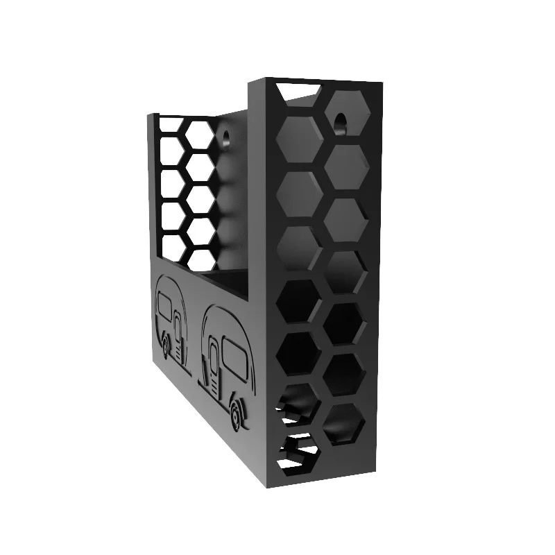 RV-Specific Remote Control Storage Rack For Wall Cabinet Installation With Anti-Shock Storage Box Motorhome Interior Accessories